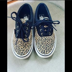 Never Worn Leopard Print Vans